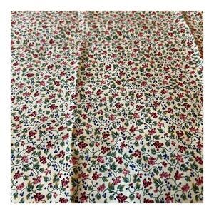 Vintage Scrap Fabric Grape Vine All over Small Pattern L- Shape Cut 1/2 yd READ